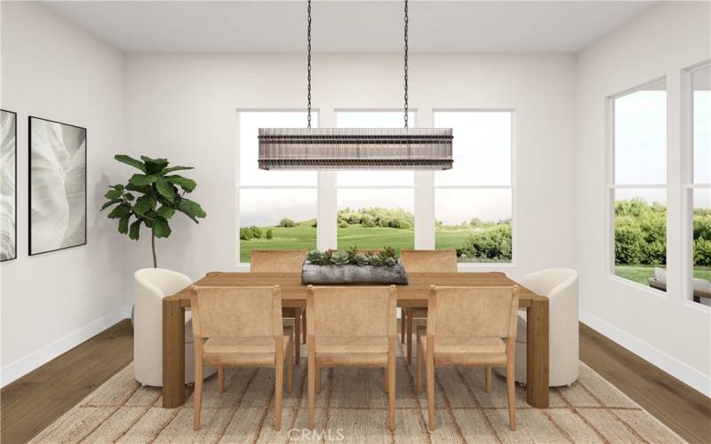 Dining Room: Esen  - Bella Terra Collection at Tesoro

Photos have been virtually staged.  Home is still under construction.