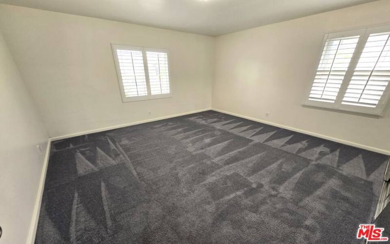 Carpeted 3rd Bedroom.