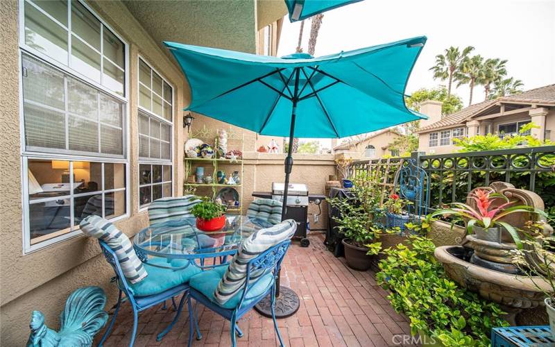 Plenty of Room on the Rear Patio for Outdoor BBQ-ing and Dining!