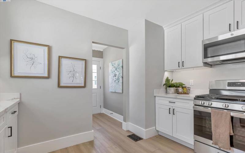 Large Kitchen with SS appliances