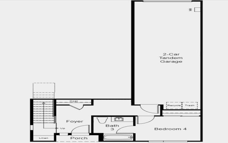  Structural options include: Flat screen future pipe with recessed power box at gathering room