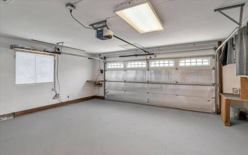 Spacious Attached Garage With Ample Storage.
