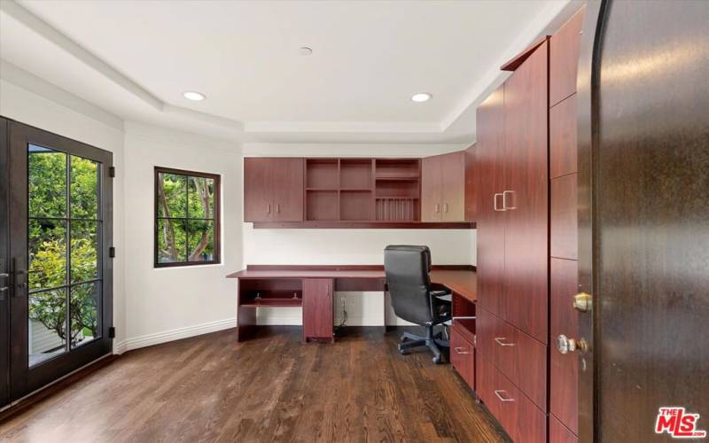 Office with built ins