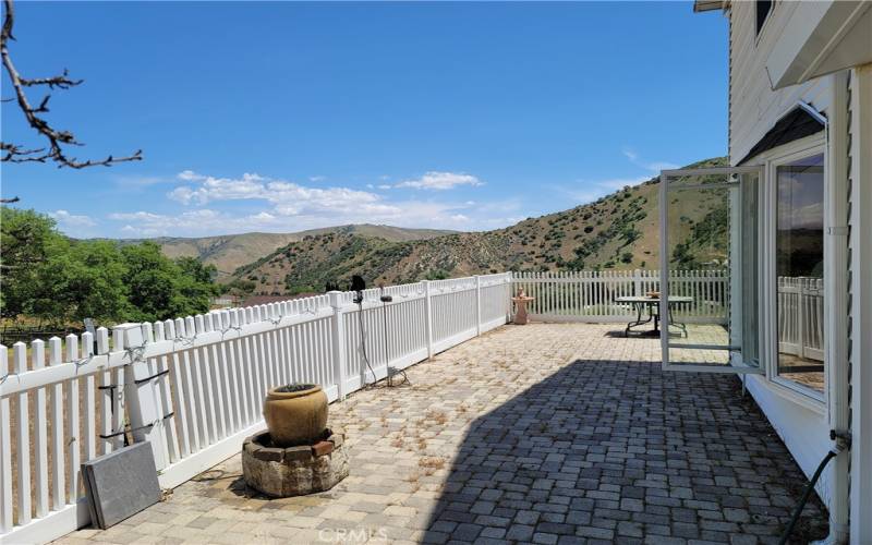 Patio off Dining Area w Fountain