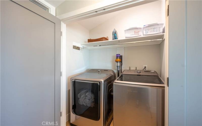 Washer and Dryer closet off Kitchen on main level
