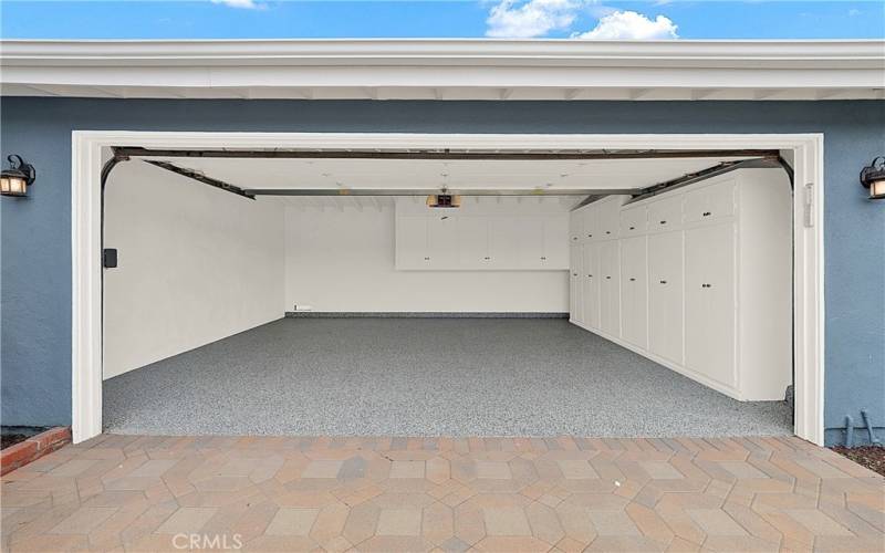 2 Car Garage with lots of closet space