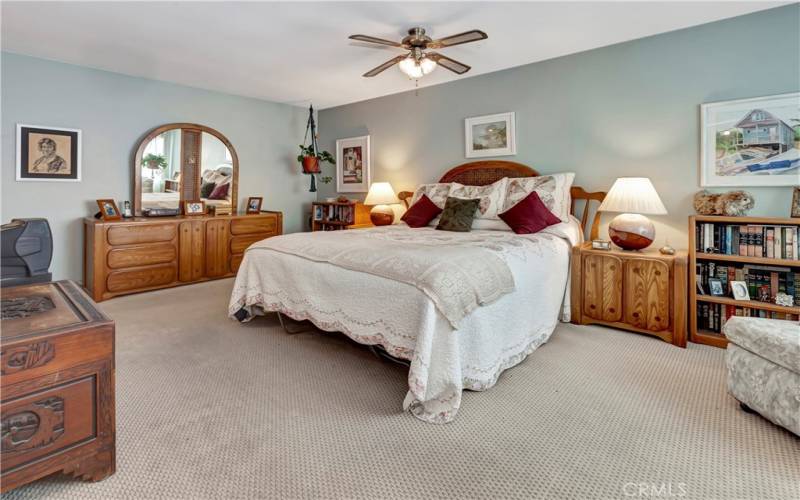 Large open and bright Master Bedroom.