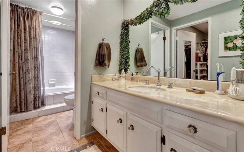 Master Bath and tub.