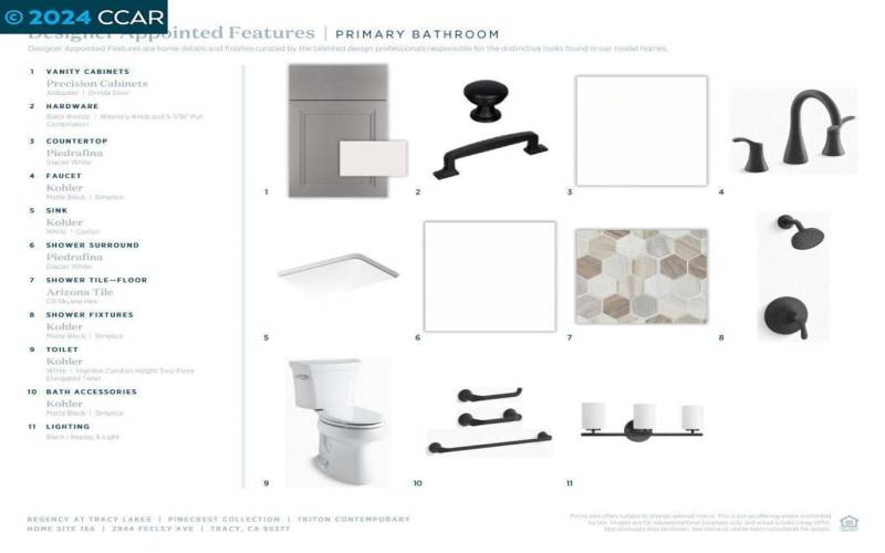 Primay bathroom features