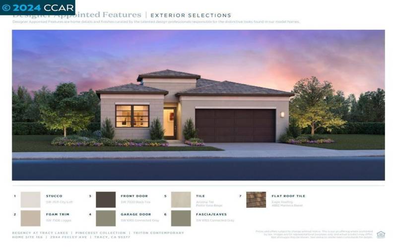 Exterior color features