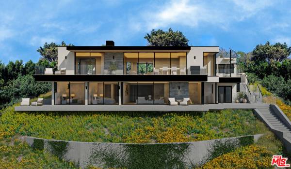 Rendering of back of house