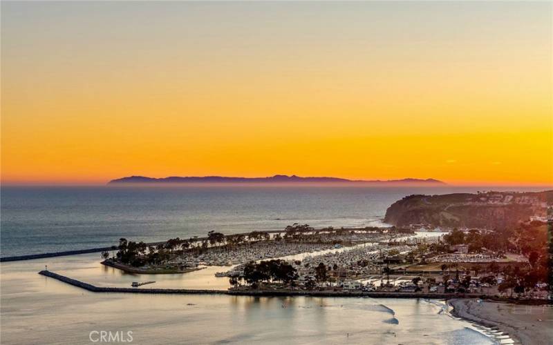 Sunset Views of Catalina Island