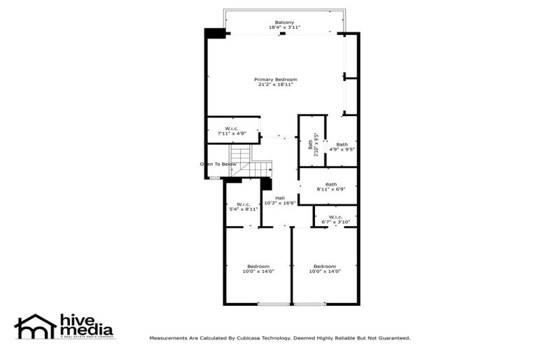 Upper Level Floor Plan