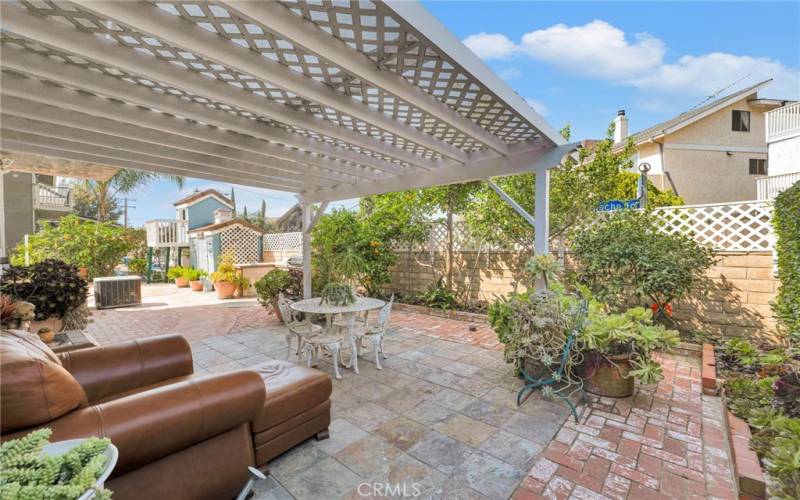 Backyard covered patio 1