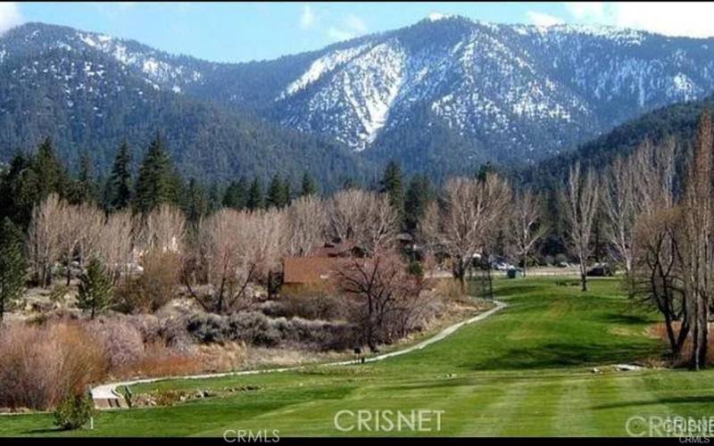 Golf course looking south