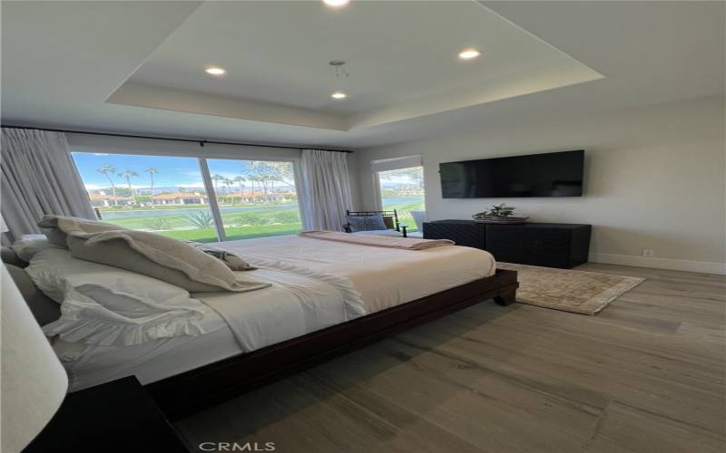 PRIMARY BEDROOM WITH GOLF COURSE VIEW