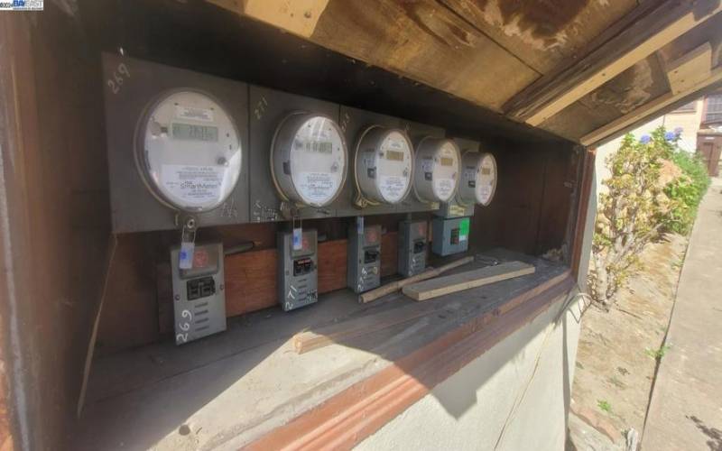 Separate utility meters