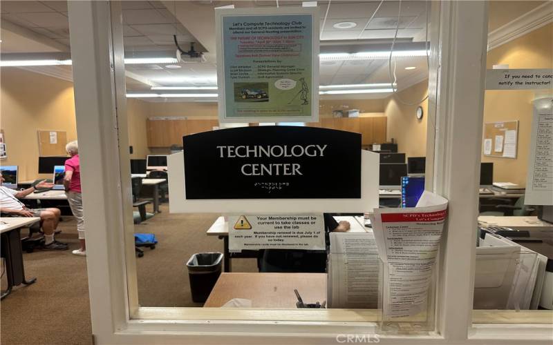 Onsite Tech Center to brush up your computer skills