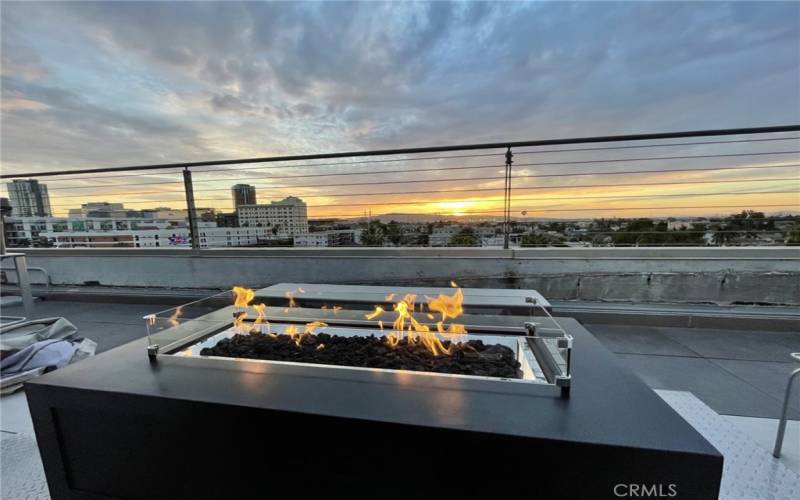 Firepit at Community  Rooftop