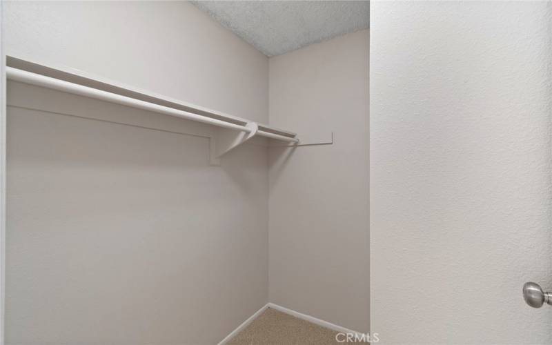 Walk in closet with storage