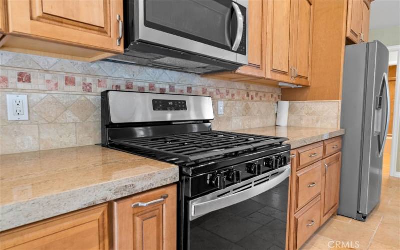 All new stainless steel appliances
