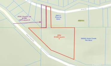 Map showing PIQ & neighboring parcels
