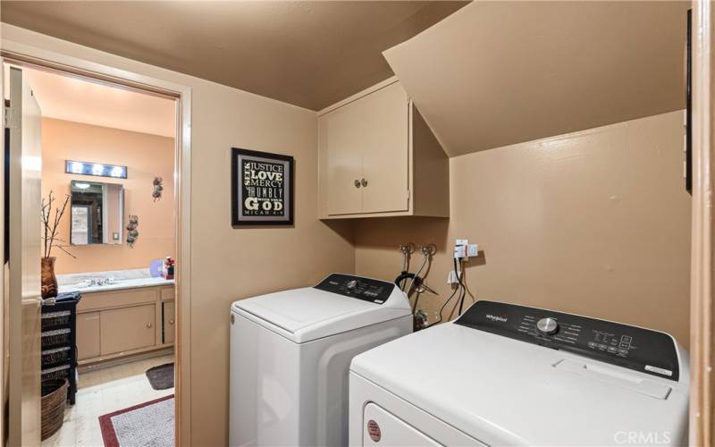 Washer/Dryer area