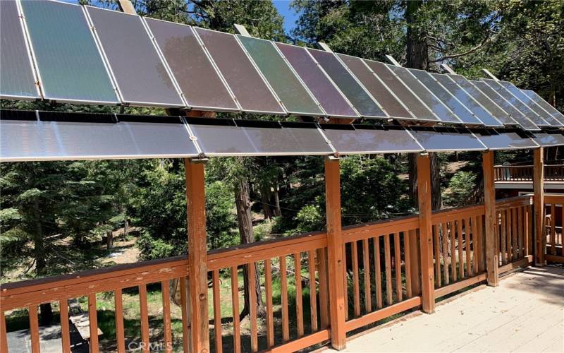 Solar Panels on back deck