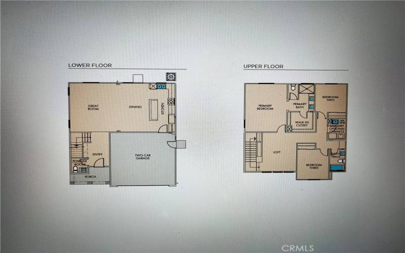 Open floor plan w/Loft EX-Large Kitchen Island