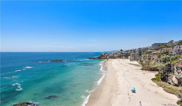 The beach is waiting for you.  You have private steps to your beach and your cabana.