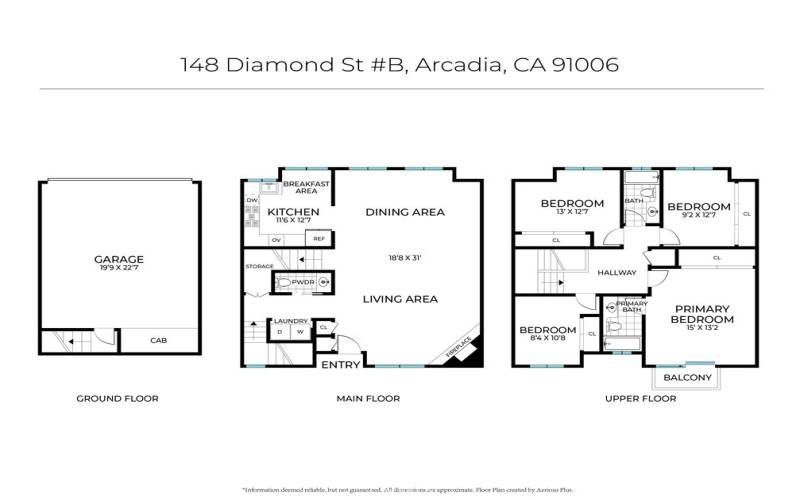 2D floor plan for your reference