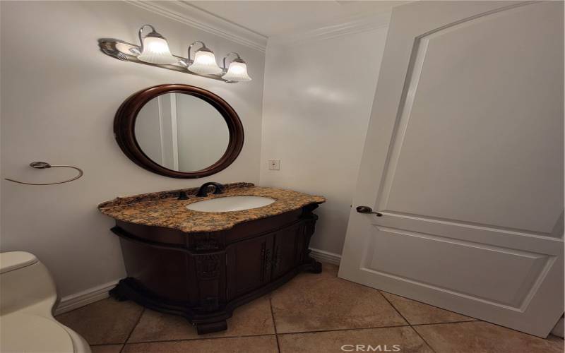 Downstairs guests Powder room