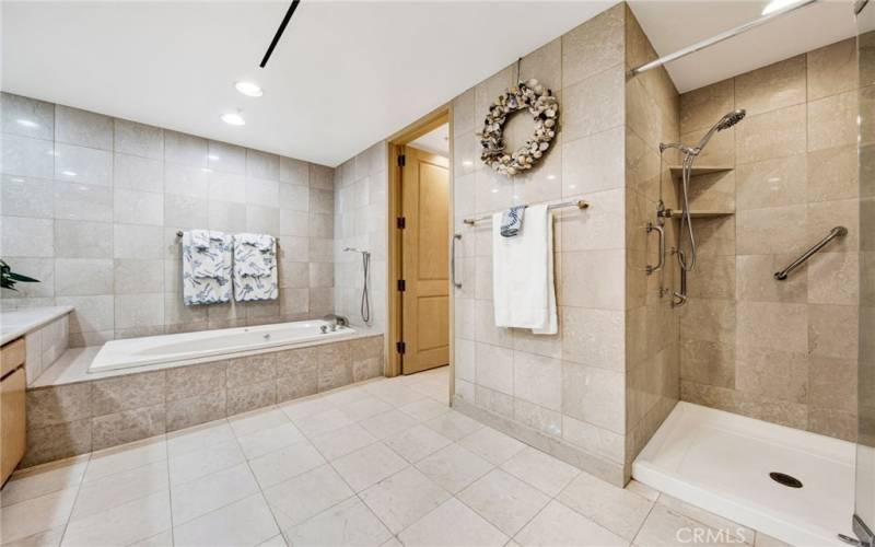 Master Bath with Separate Tub & Shower