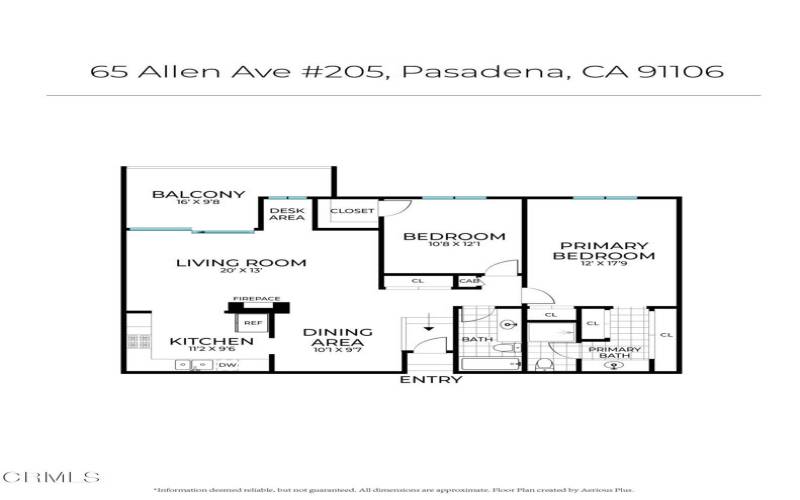 65 Allen Ave # 205, Pasadena CA 91106