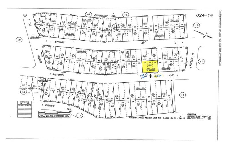 Triple Lot 75'x70', +-5250sf.