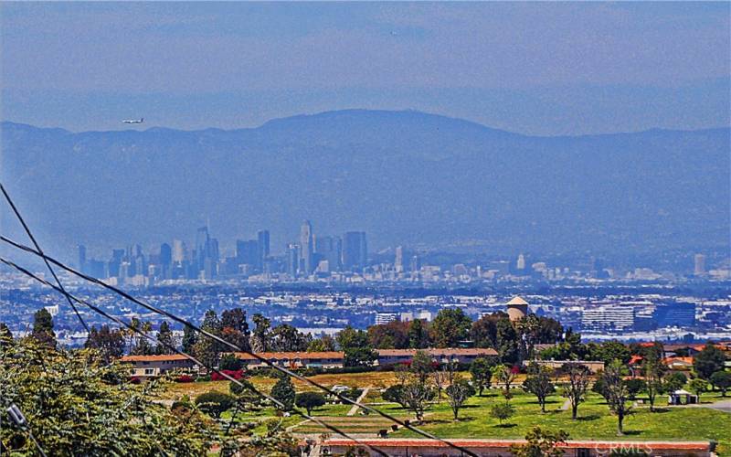View of Downtown LA