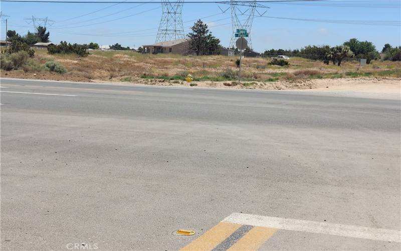 view of water hydrant on southeast corner of Phelan Rd and Sonora Rd