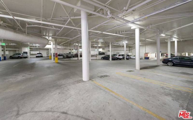 Gated Garage w 2 parking spots & xtra storage