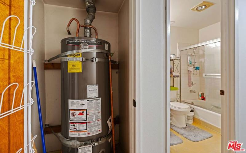 Water Heater Closet - Perfect for Stackable W/D