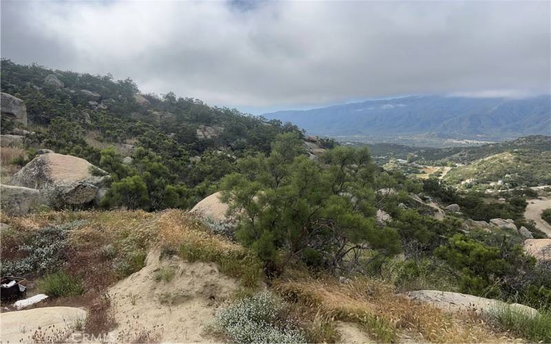 South facing view of Palomar Mountain from upper pad on NW portion of property (1).