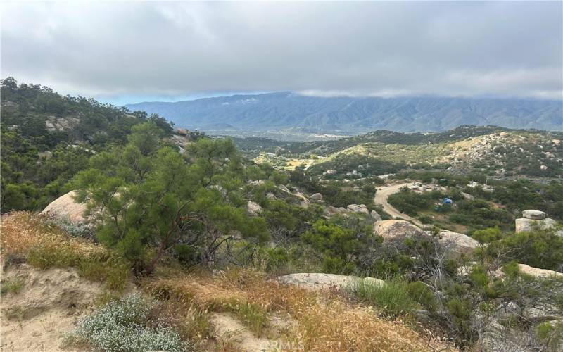 South facing view of Palomar Mountain from upper pad on NW portion of property (2).