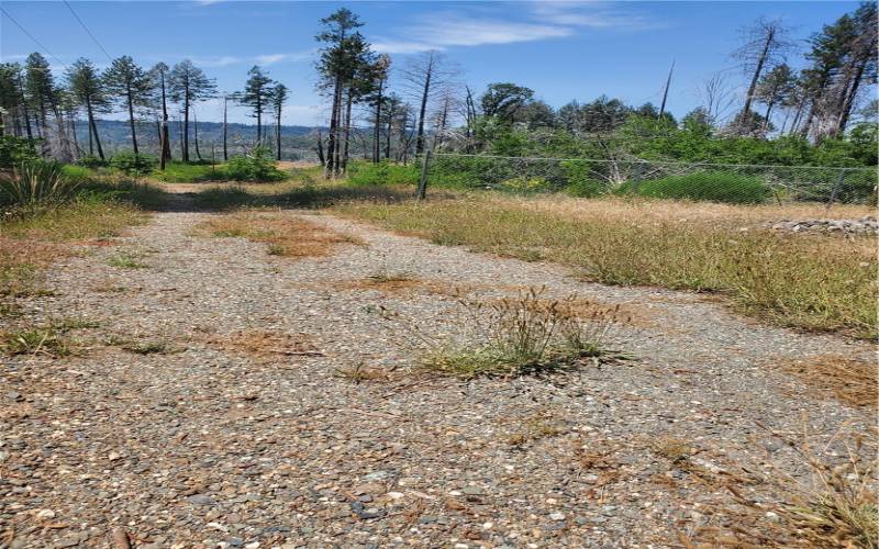 Driveway to the property