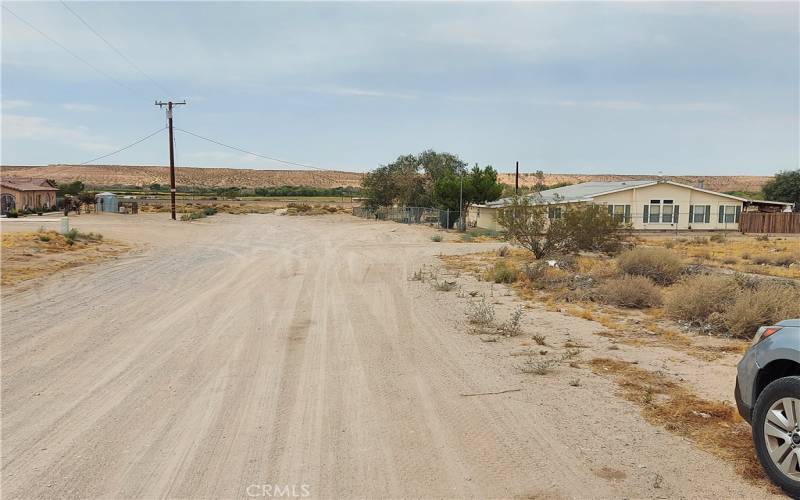 view to the west and towards the Mojave River