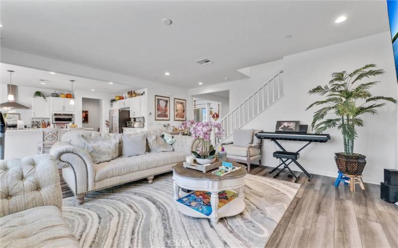 Family room and Kitchen