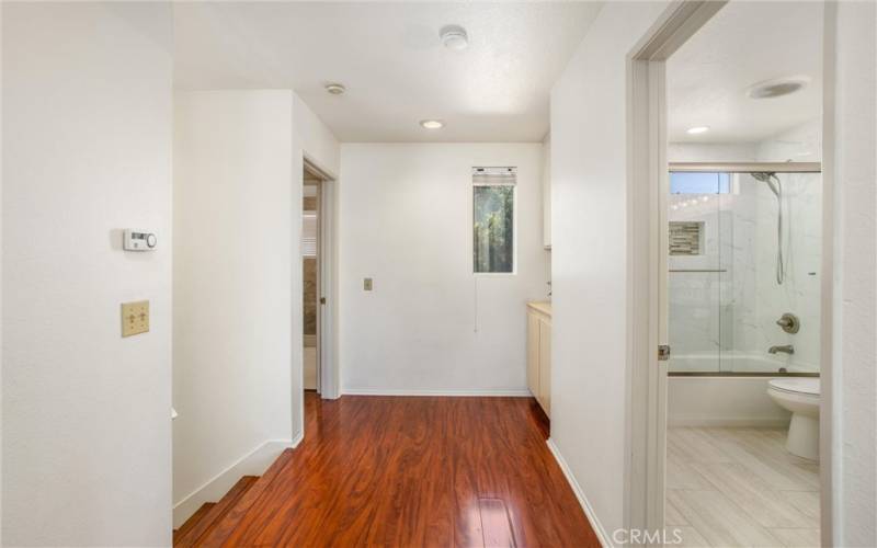 Master bedroom area, closet