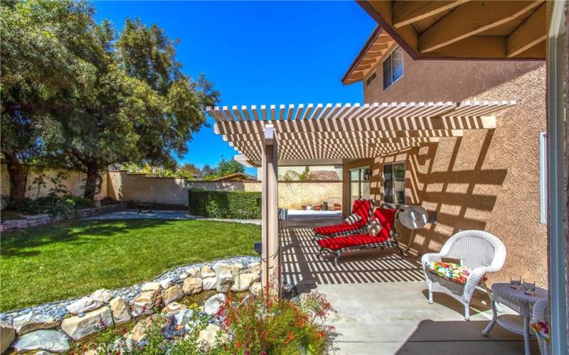 Another view of the very large patio and portola