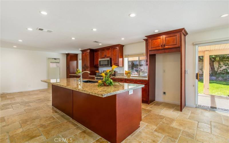 View of Kitchen from dining room