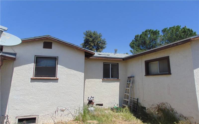 back side of main house