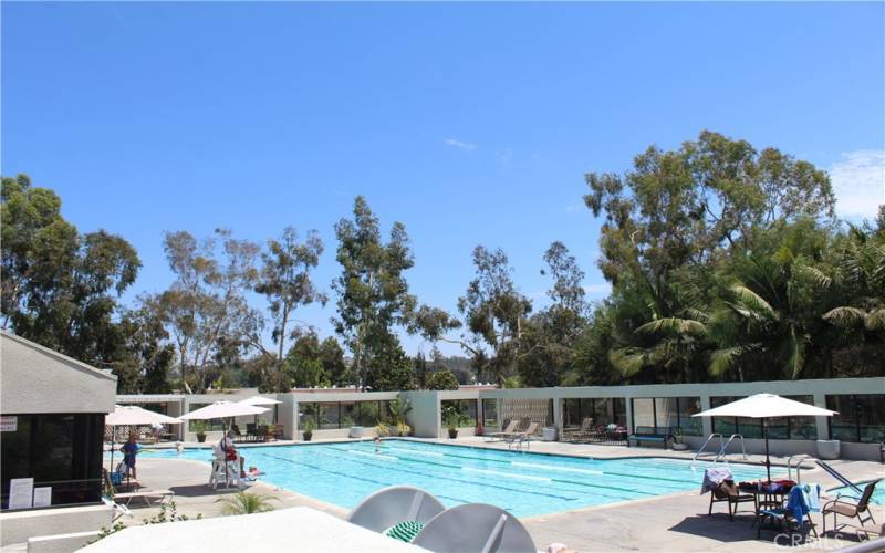 One of five swimming pools