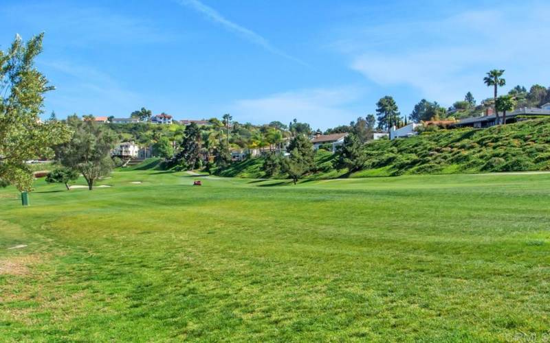 Community is adjacent to the La Costa Golf course